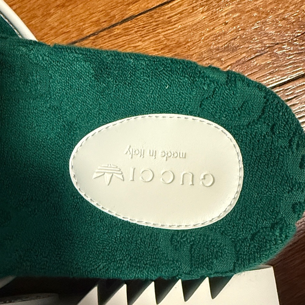 adidas x Gucci GG Platform Sandal Green - Picture 7 of 7